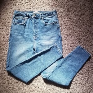 Forever 21 High Waisted Mom Jeans size 30